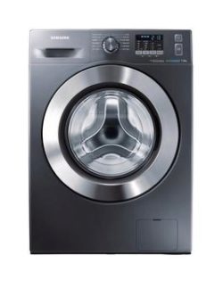 Samsung Wf70F5E2W2X 7Kg Load, 1200 Spin Washing Machine With Ecobubble&Trade; Technology - Inox